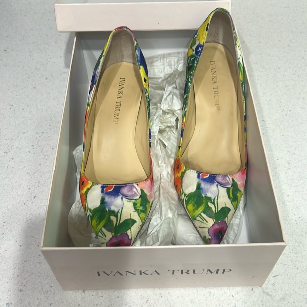 Ivanka Trump Ivory Multi Fabric